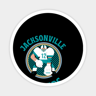 jacksonville jaguars cute graphic design Magnet